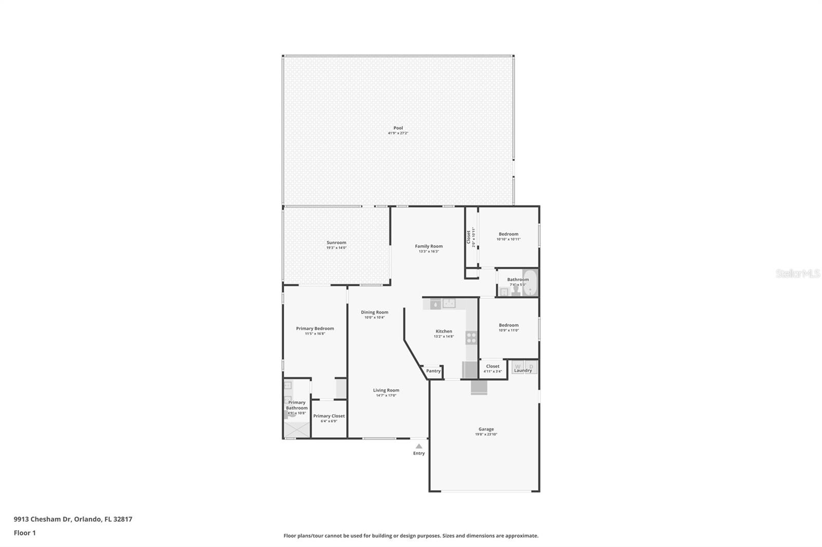 9913 CHESHAM DR, ORLANDO, FL, 32817