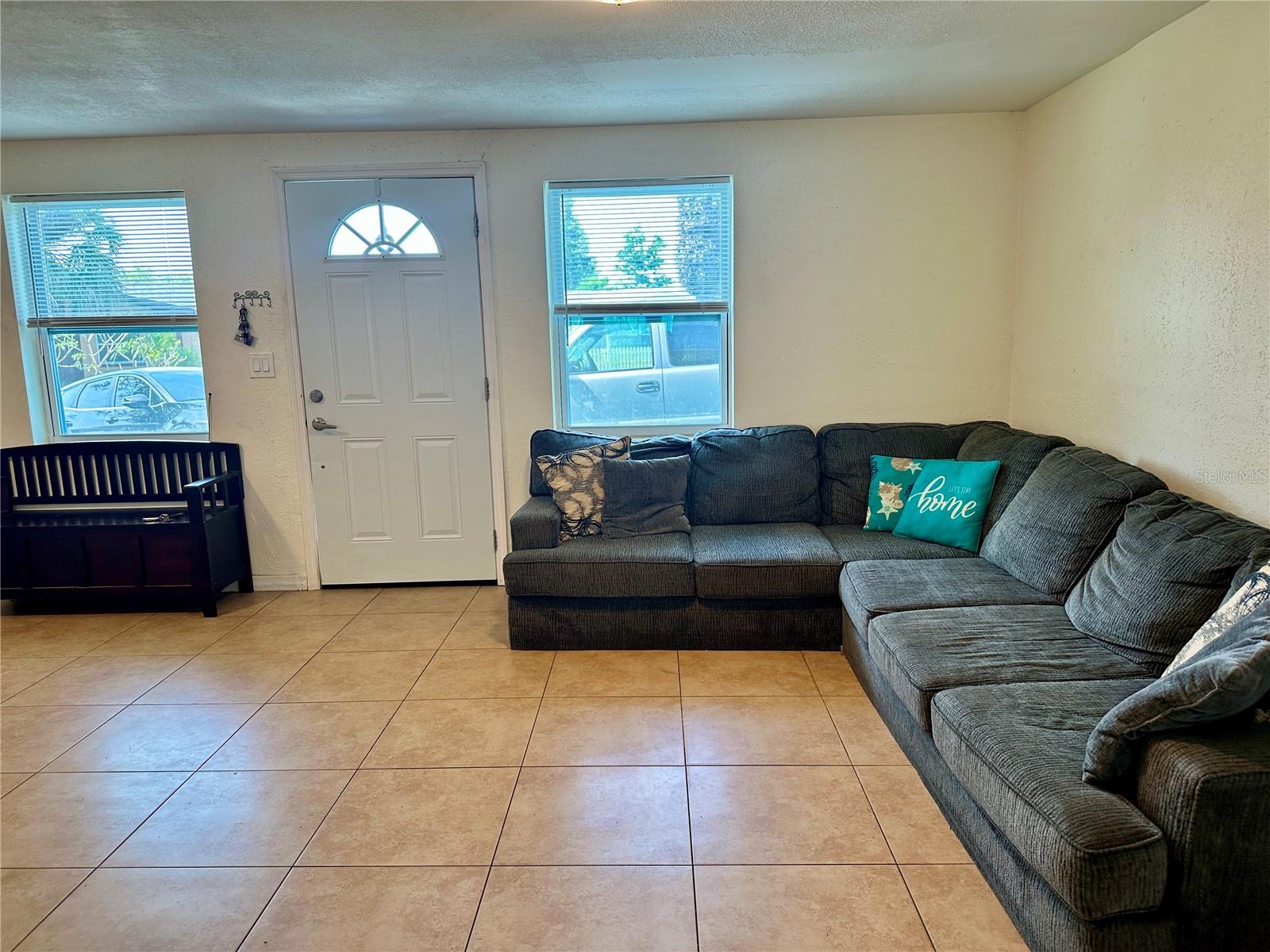 Front entry/living room