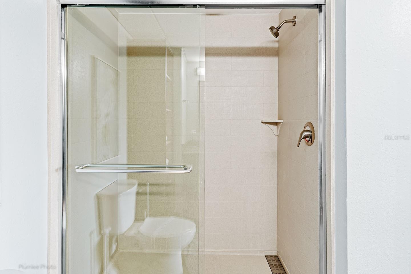 Primary Bathroom with walk-in shower