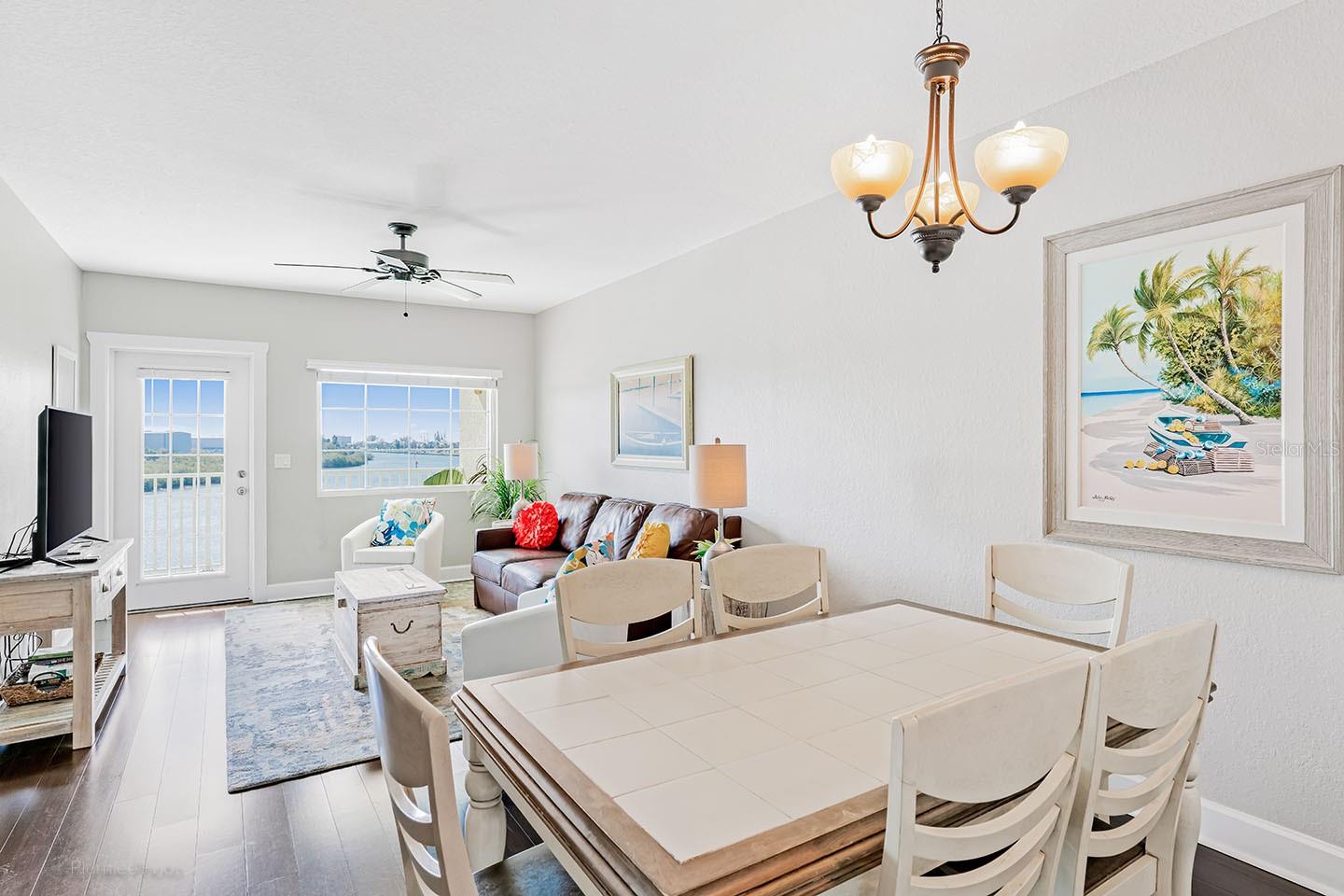 Dining Room open to Living Room