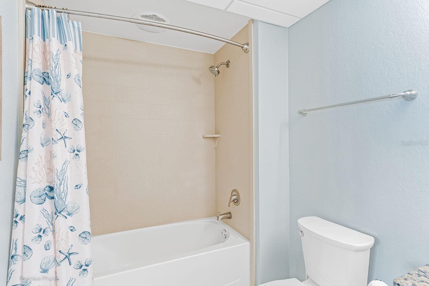 Bathroom 2 with tub/shower combo