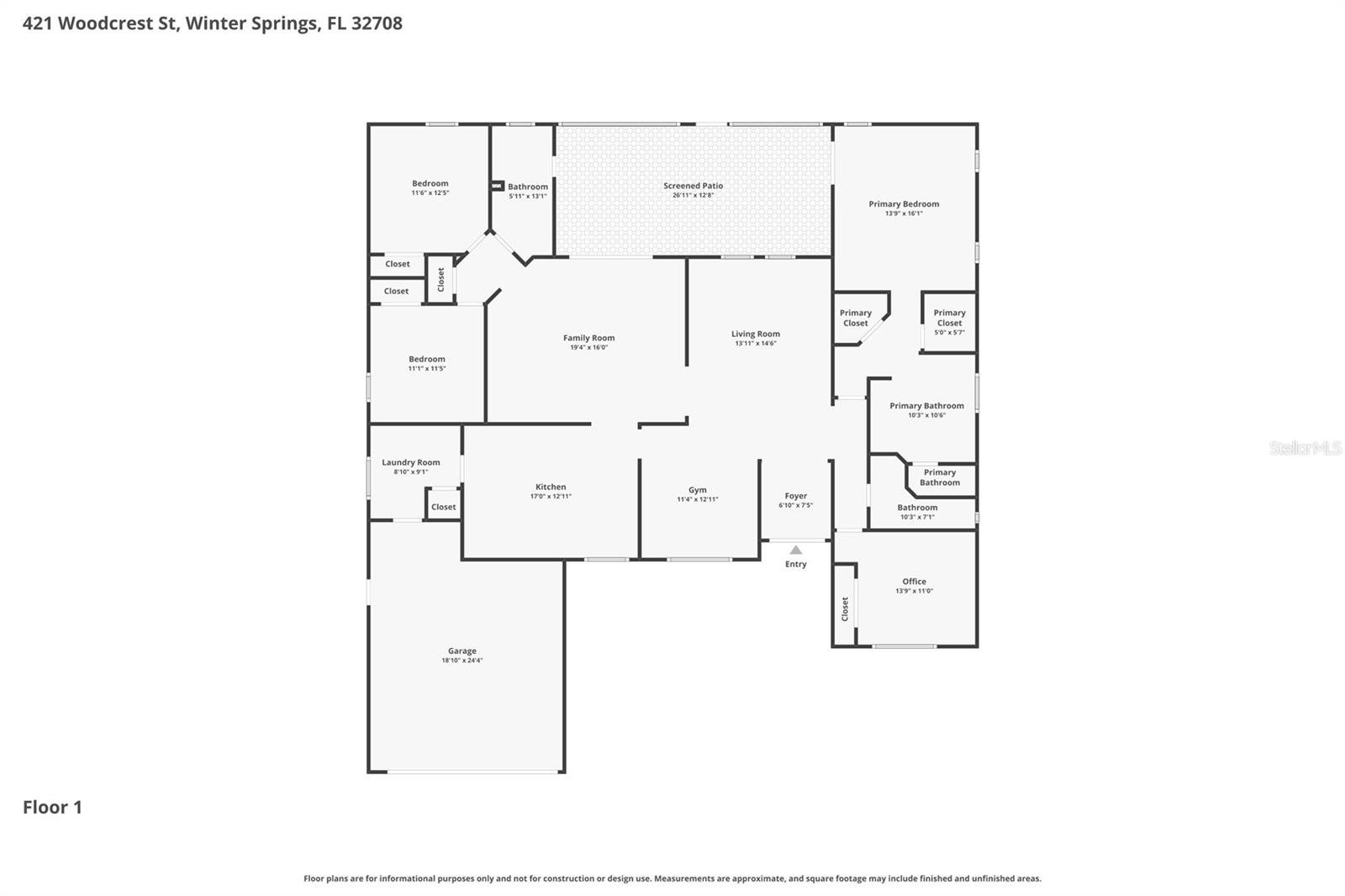 421 WOODCREST ST, WINTER SPRINGS, FL, 32708