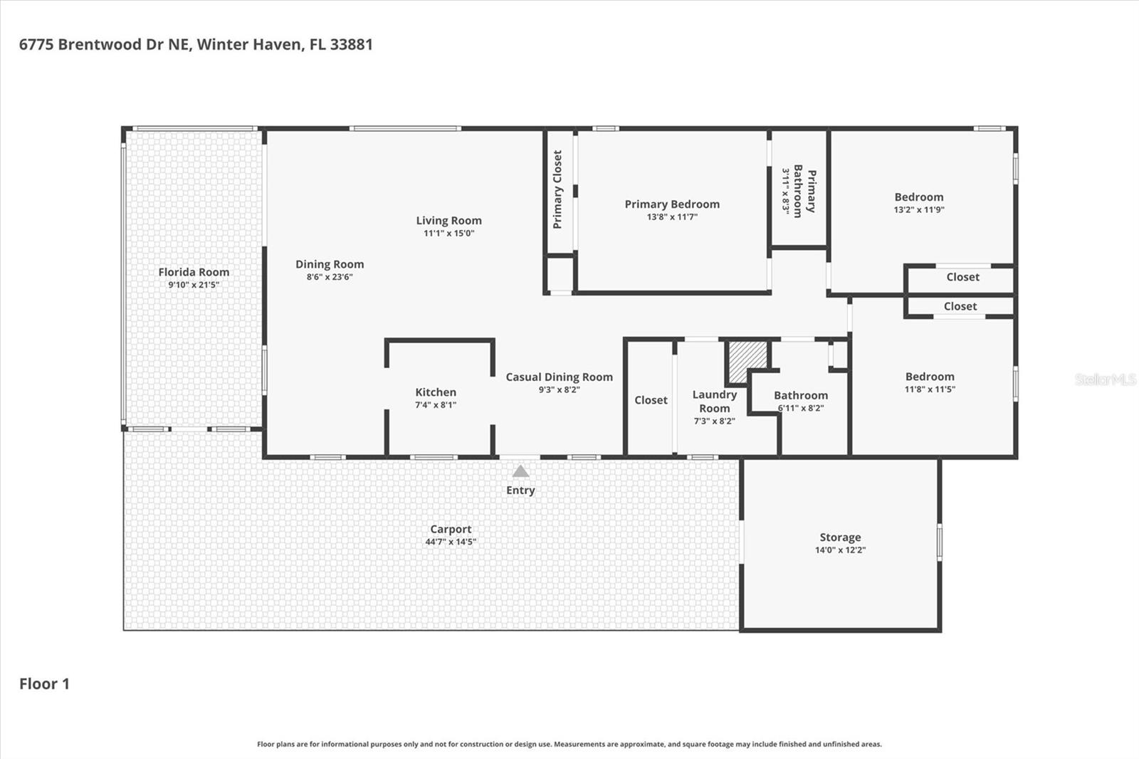 6775 BRENTWOOD DR NE, WINTER HAVEN, FL, 33881