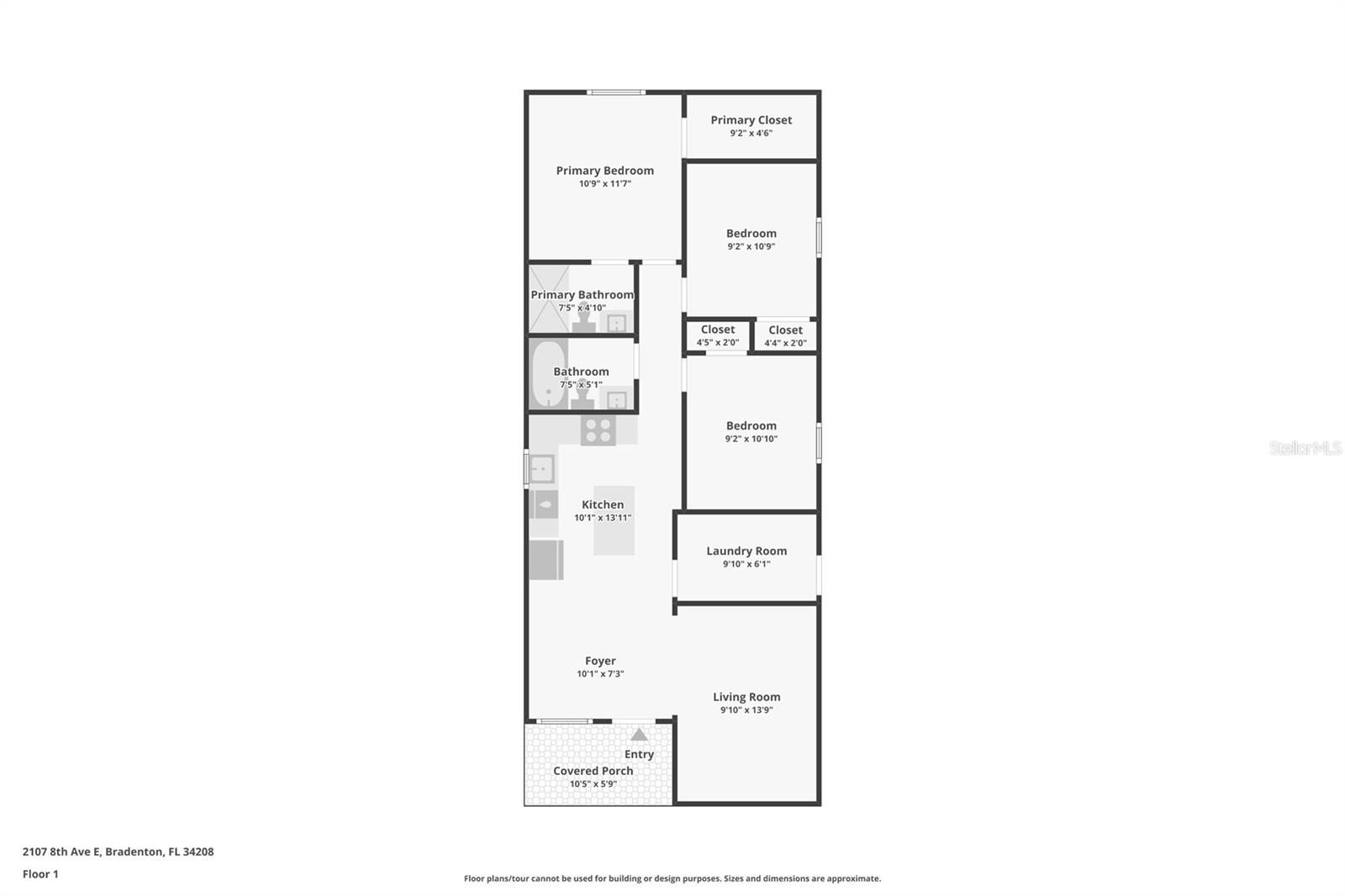 2107 8TH AVE E, BRADENTON, FL, 34208