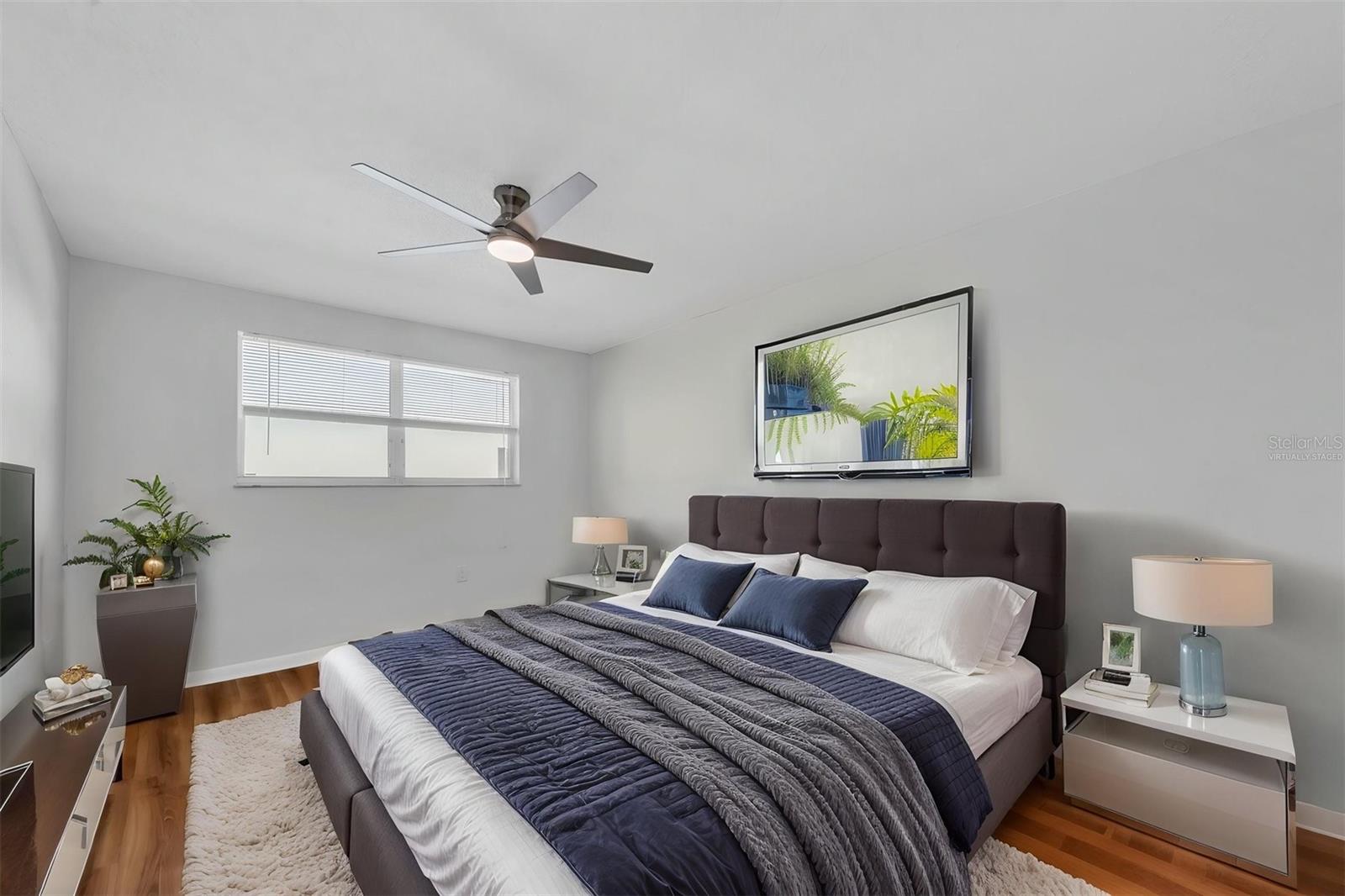 VIRTUALLY STAGED BEDROOM