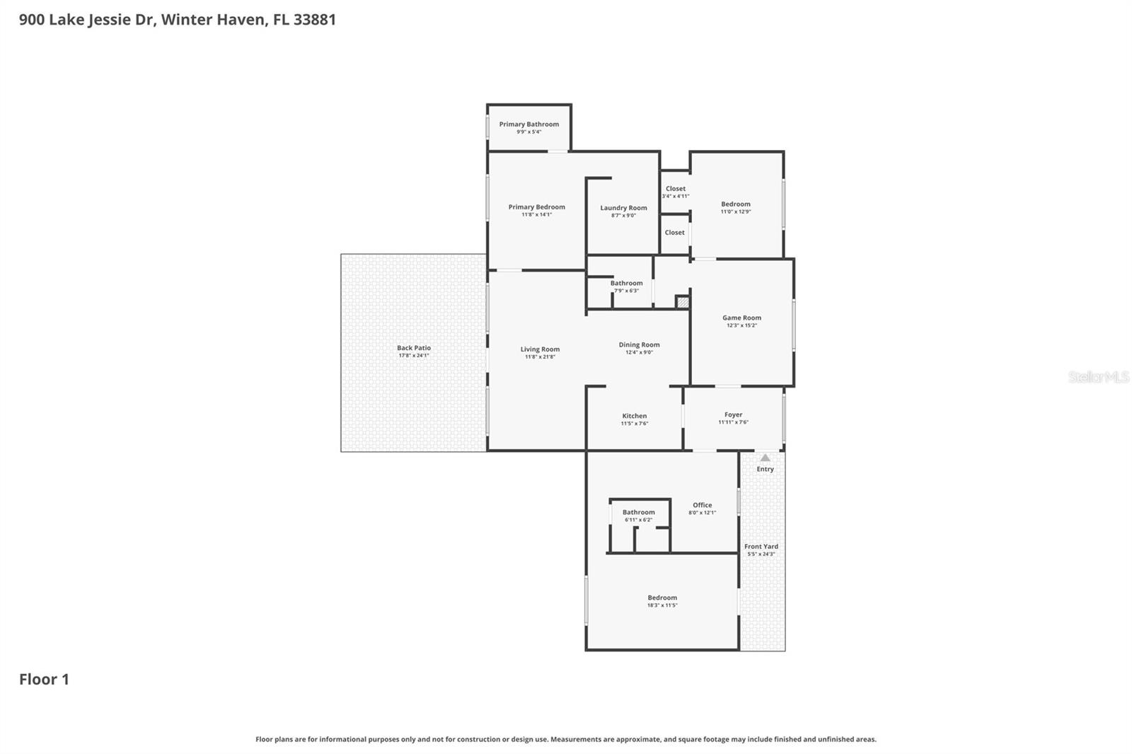 900 LAKE JESSIE DR, WINTER HAVEN, FL, 33881