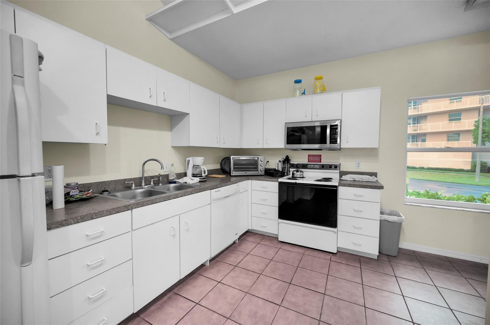 Clubhouse kitchen area