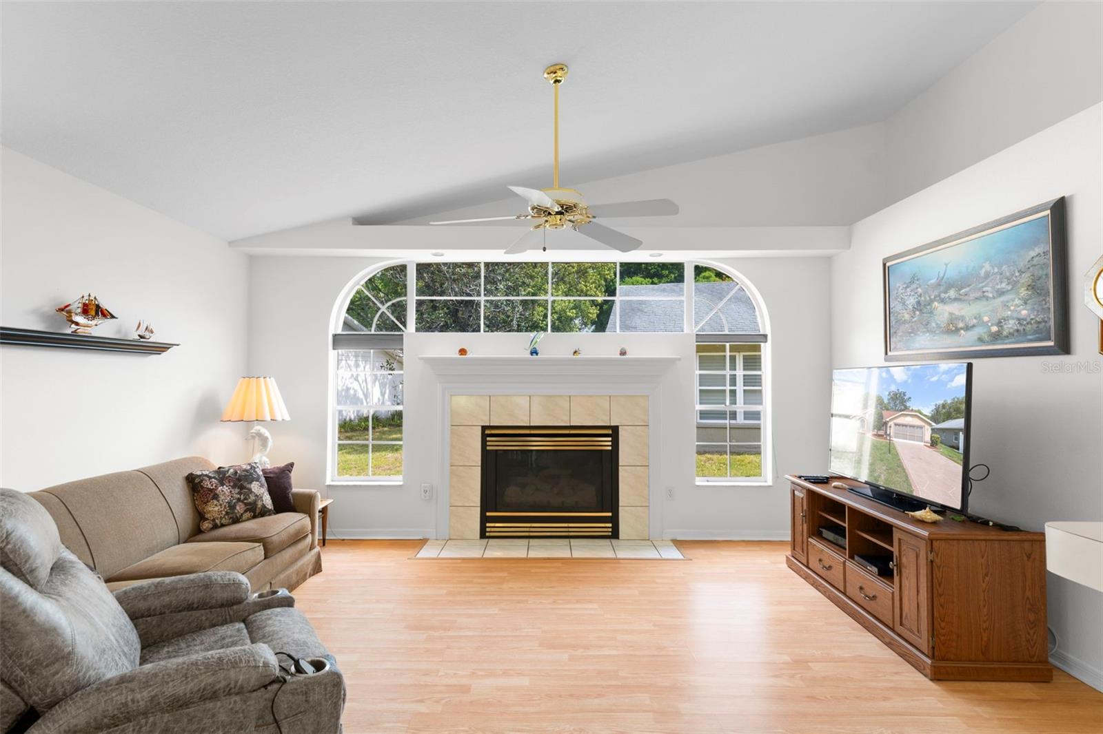 Family Room - Gas Fireplace