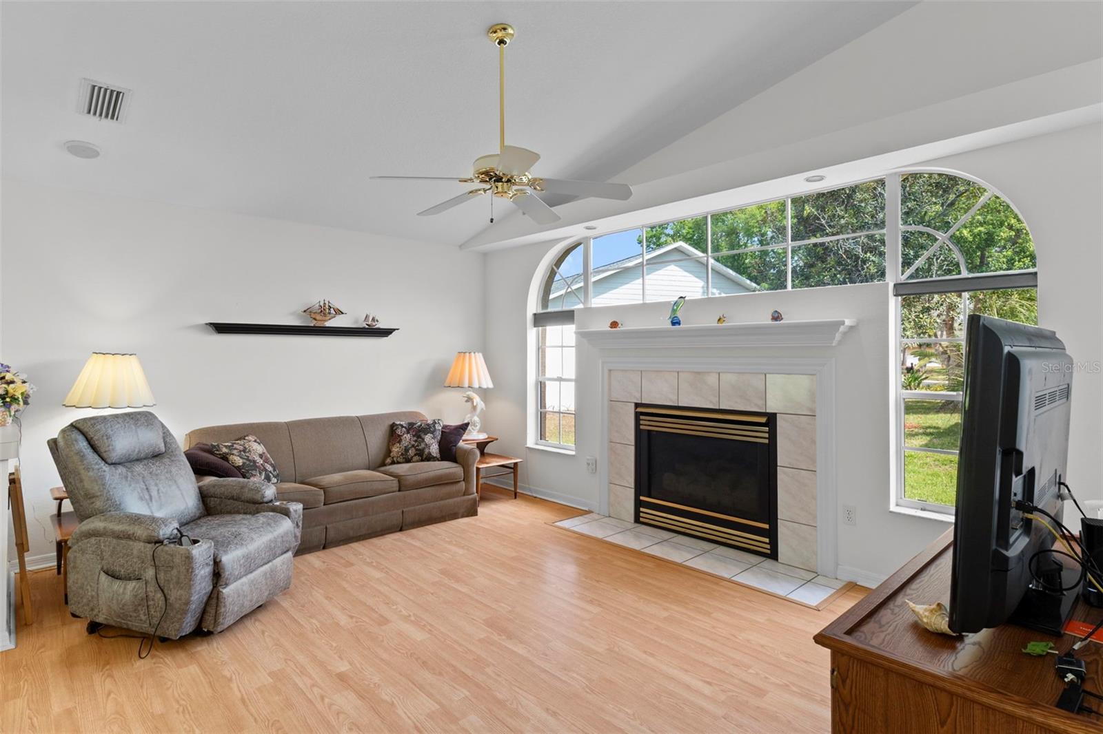 Family Room - Gas Fireplace