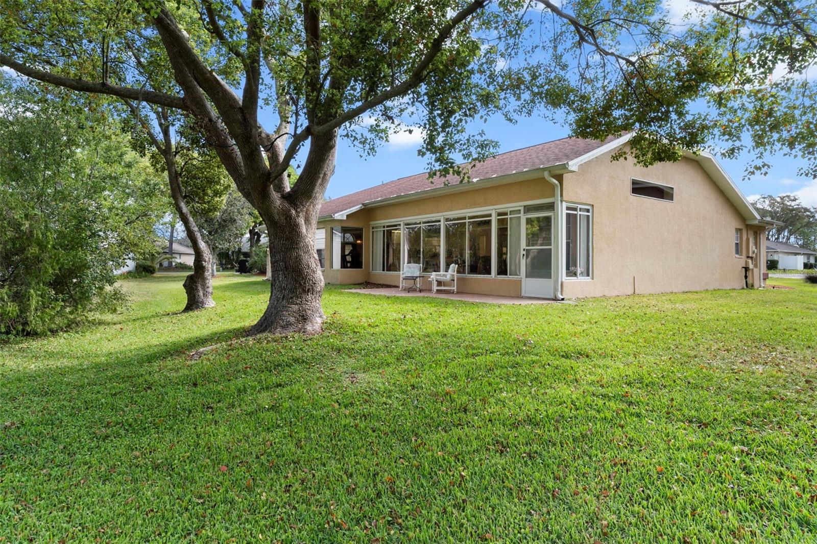 Back Yard View of Property