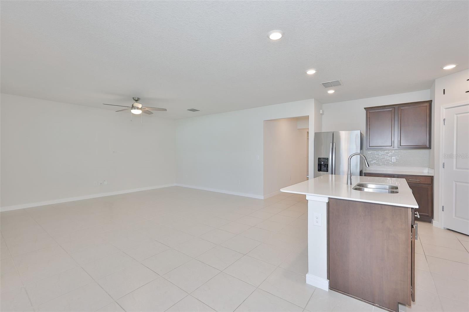 Kitchen and Living Room