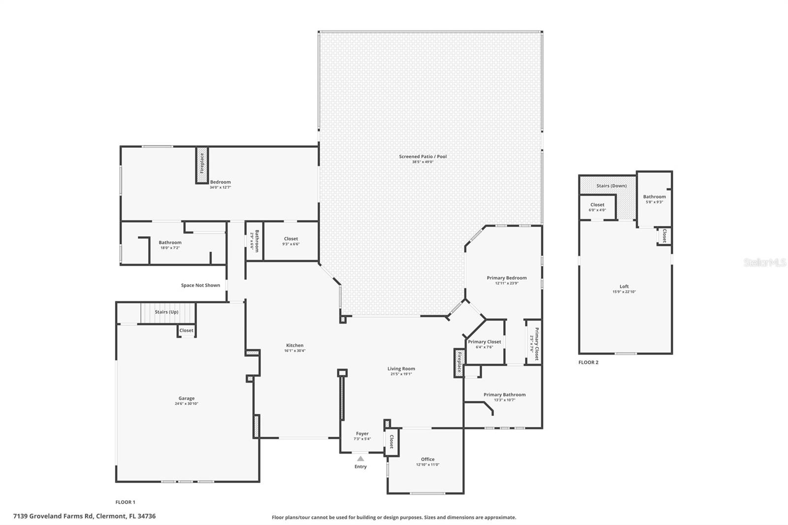 7139 GROVELAND FARMS RD, GROVELAND, FL, 34736