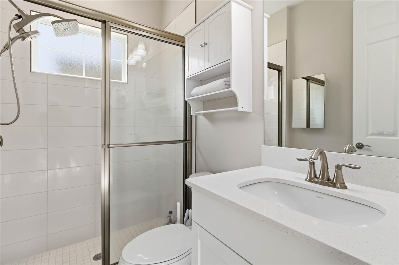 Main Level & Guest or In-Law Suite Full Bath & Separate Entrance to House off the Backyard