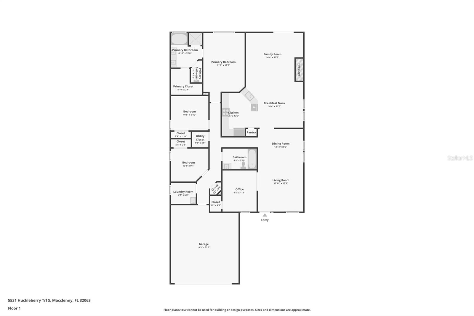 5531 HUCKLEBERRY TRL S, MACCLENNY, FL, 32063