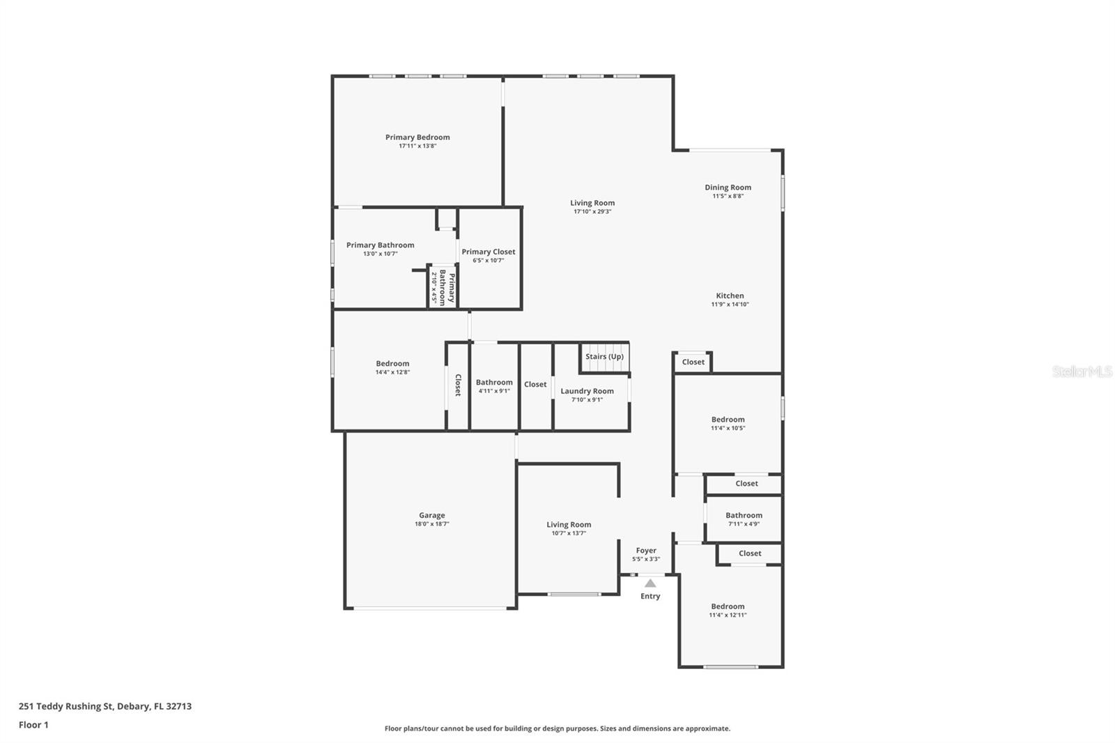 251 TEDDY RUSHING ST, DEBARY, FL, 32713