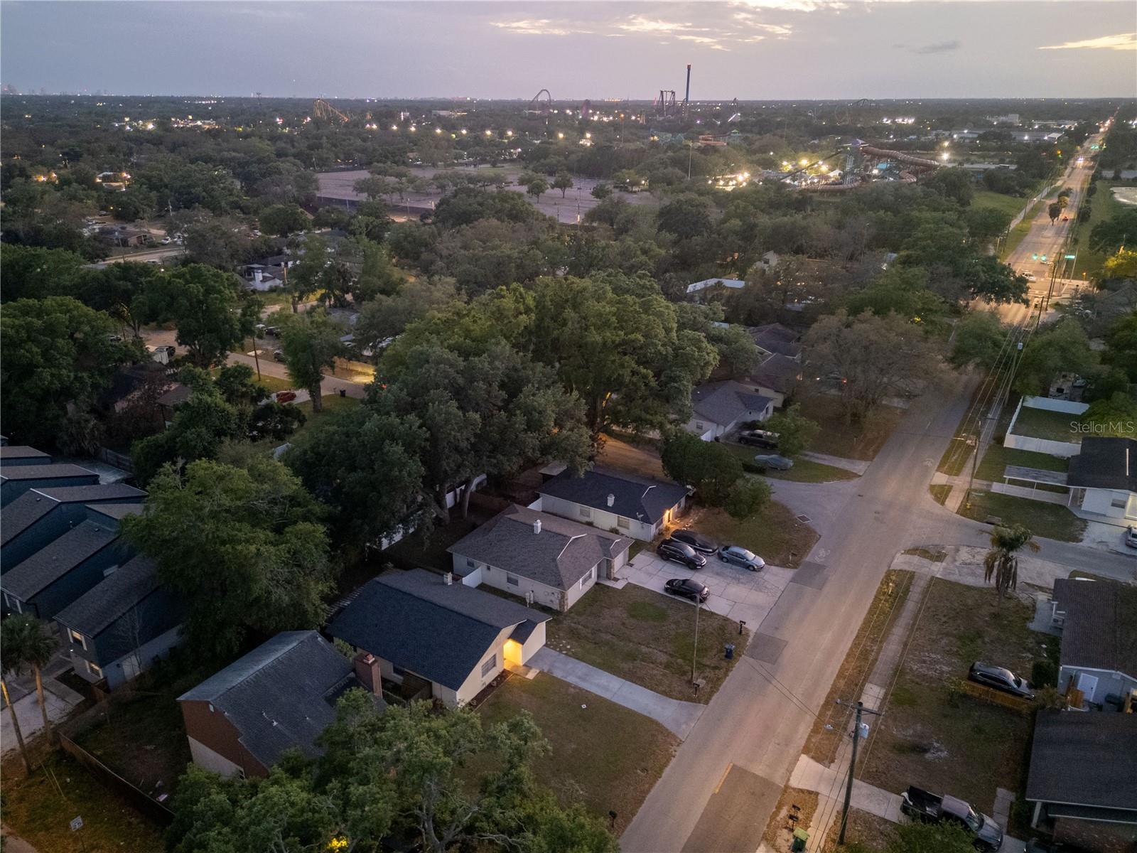 Aerial - View of Close Proximity to Busch Gardens and Adventure Island