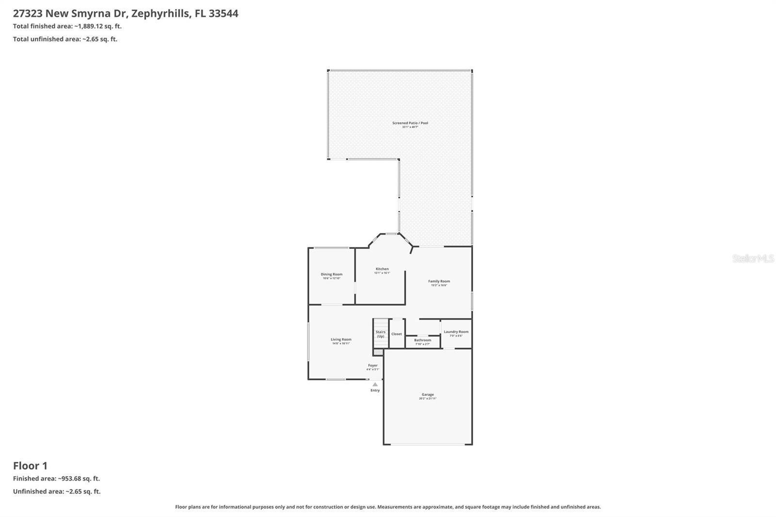 27323 NEW SMYRNA DR, WESLEY CHAPEL, FL, 33544