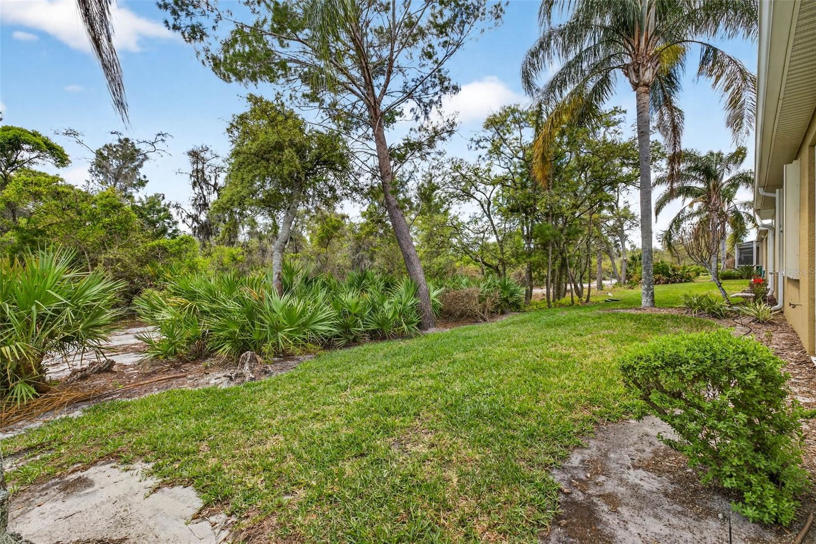 Back yard backs to Little Manatee River Park