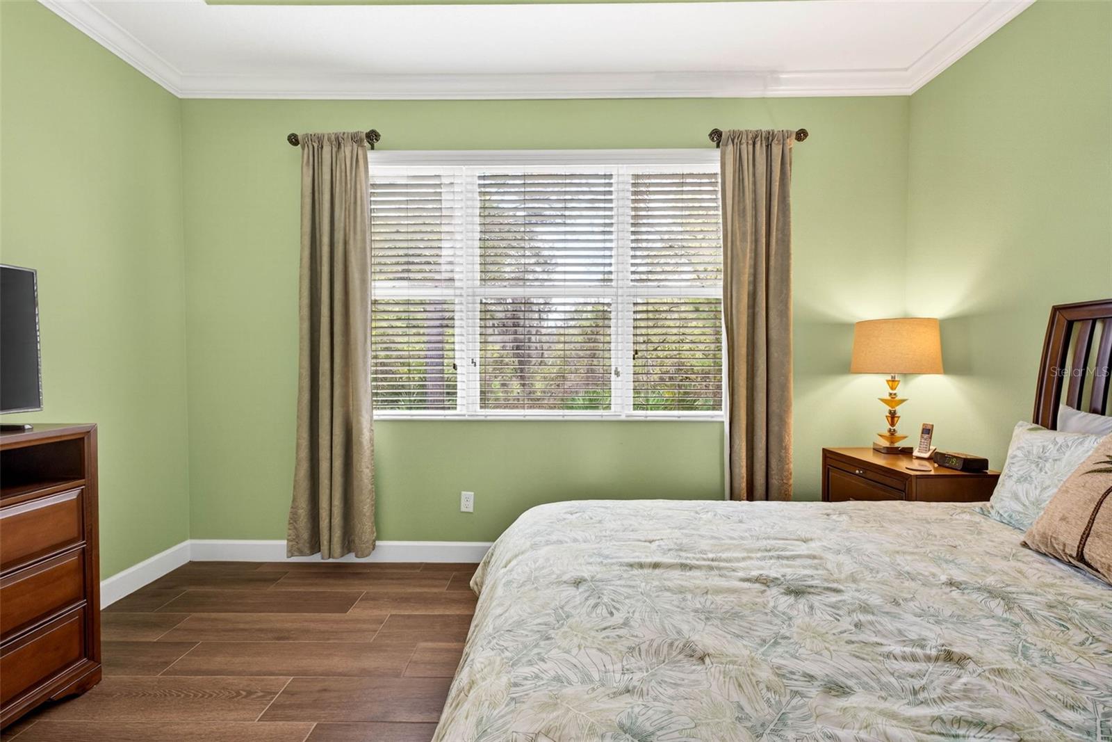 Large picture window with view of Little Manatee River State Park.