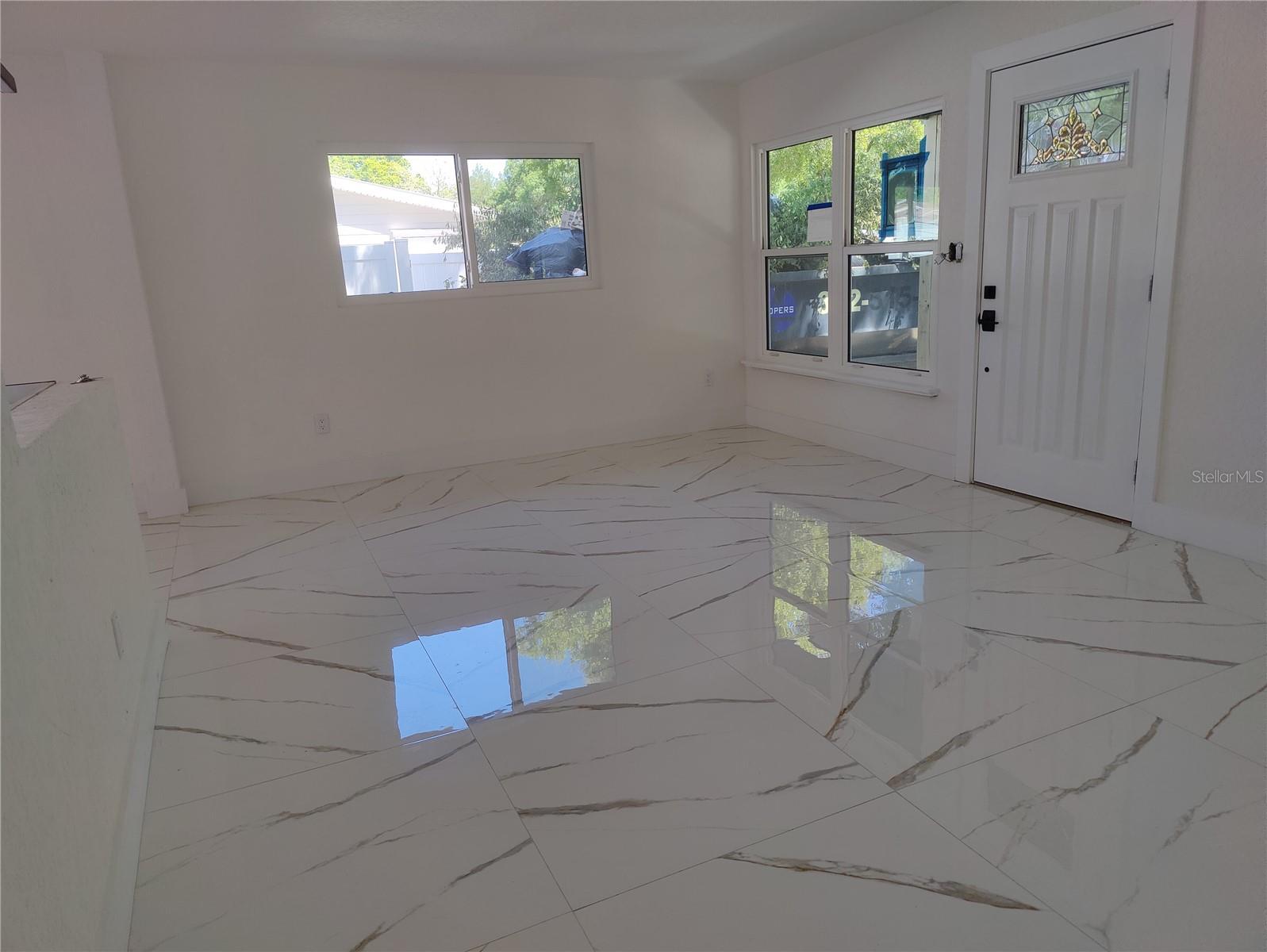 Living Room View from Hallway