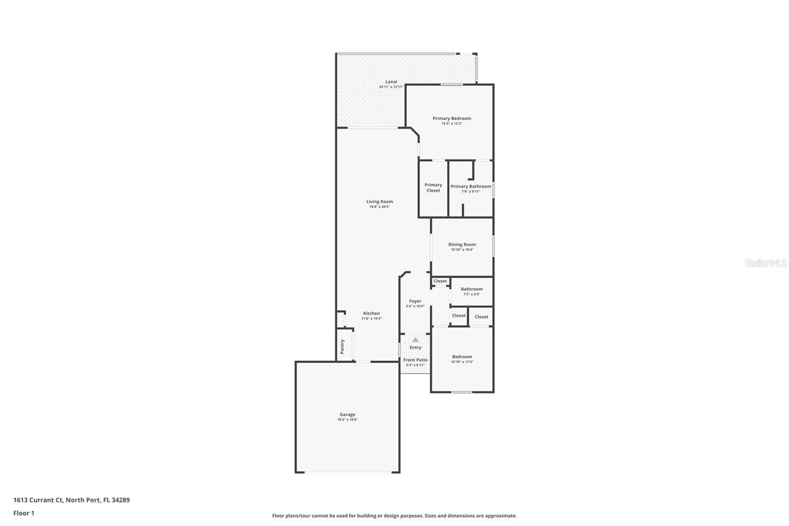 1613 CURRANT CT, NORTH PORT, FL, 34289