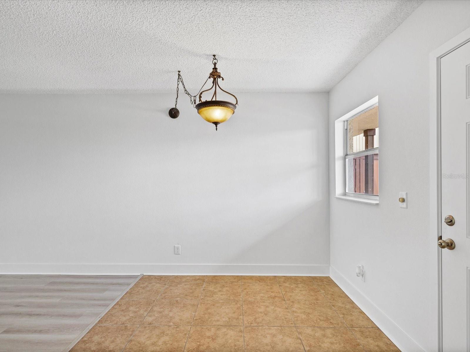 DINING ROOM VIEW FROM KITCHEN