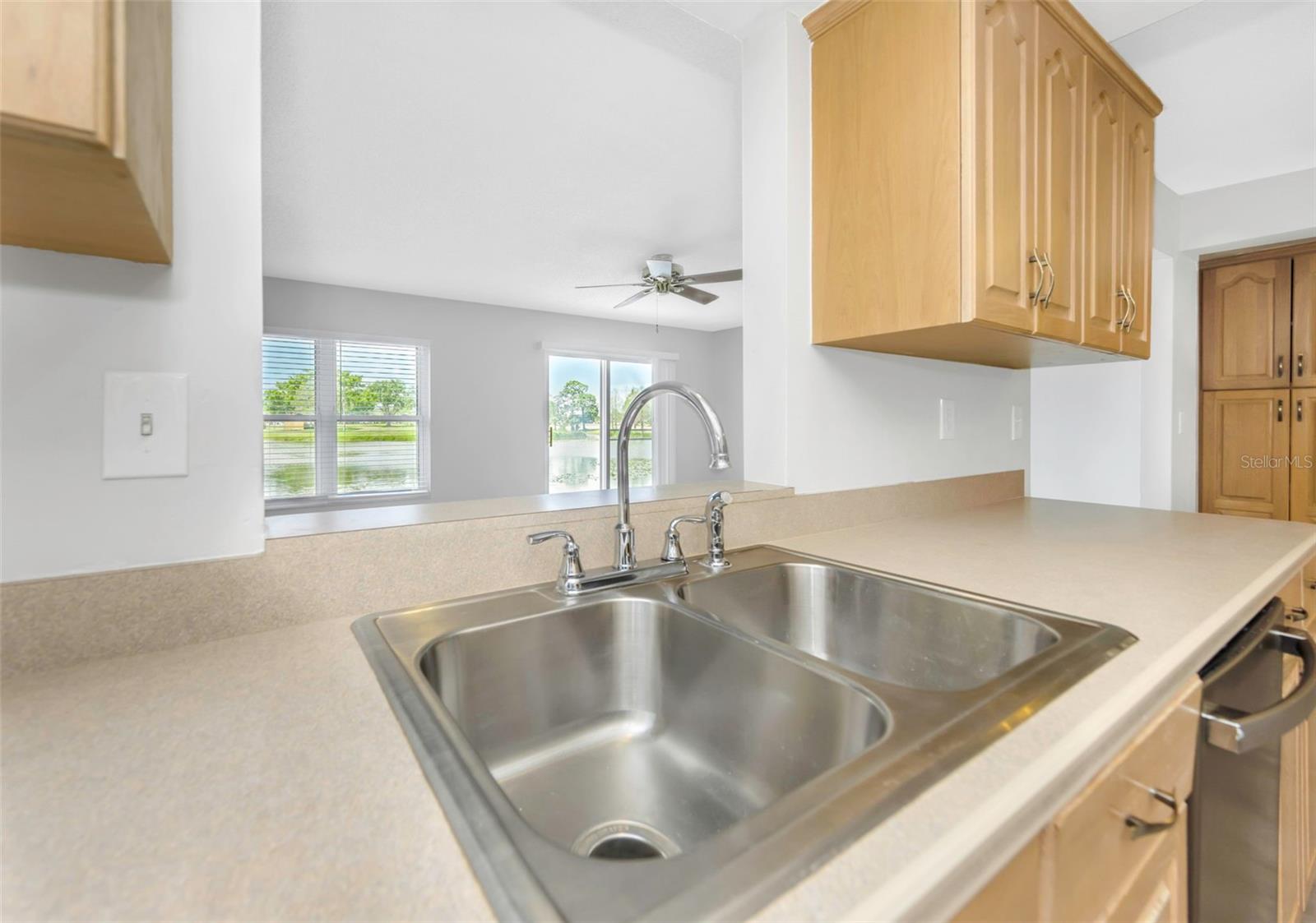 Beautiful Lake View from Passthrough Window