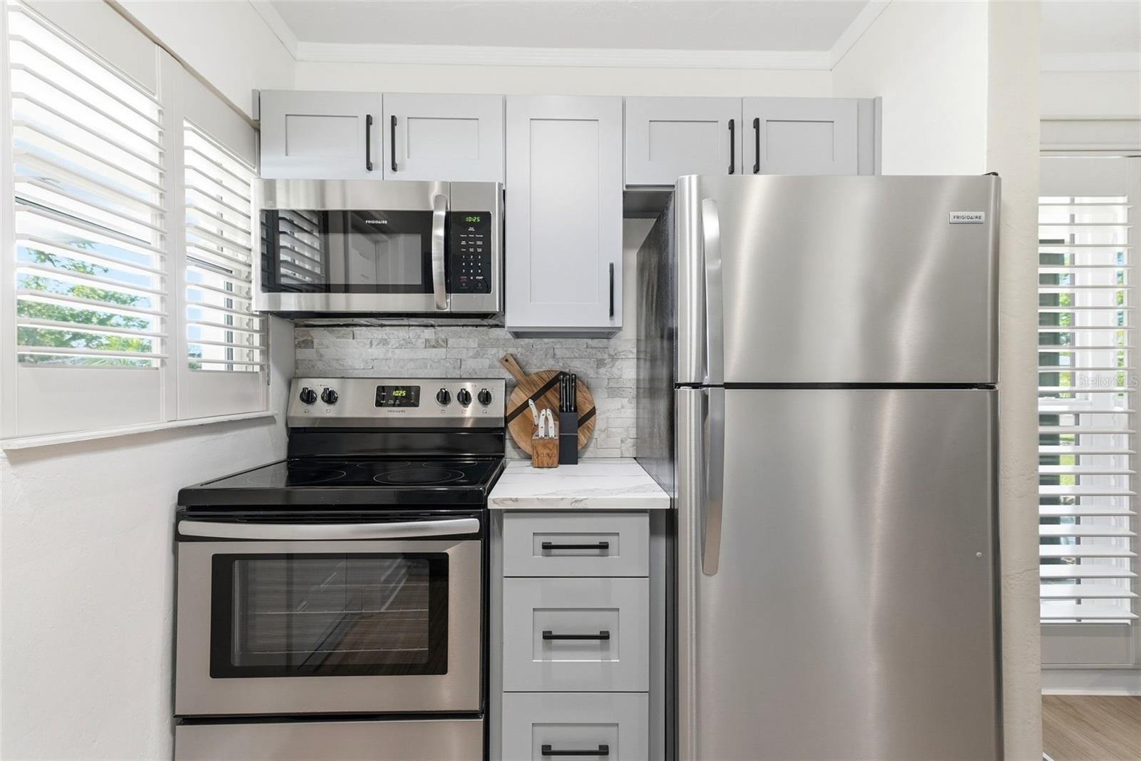 Stainless steel appliances