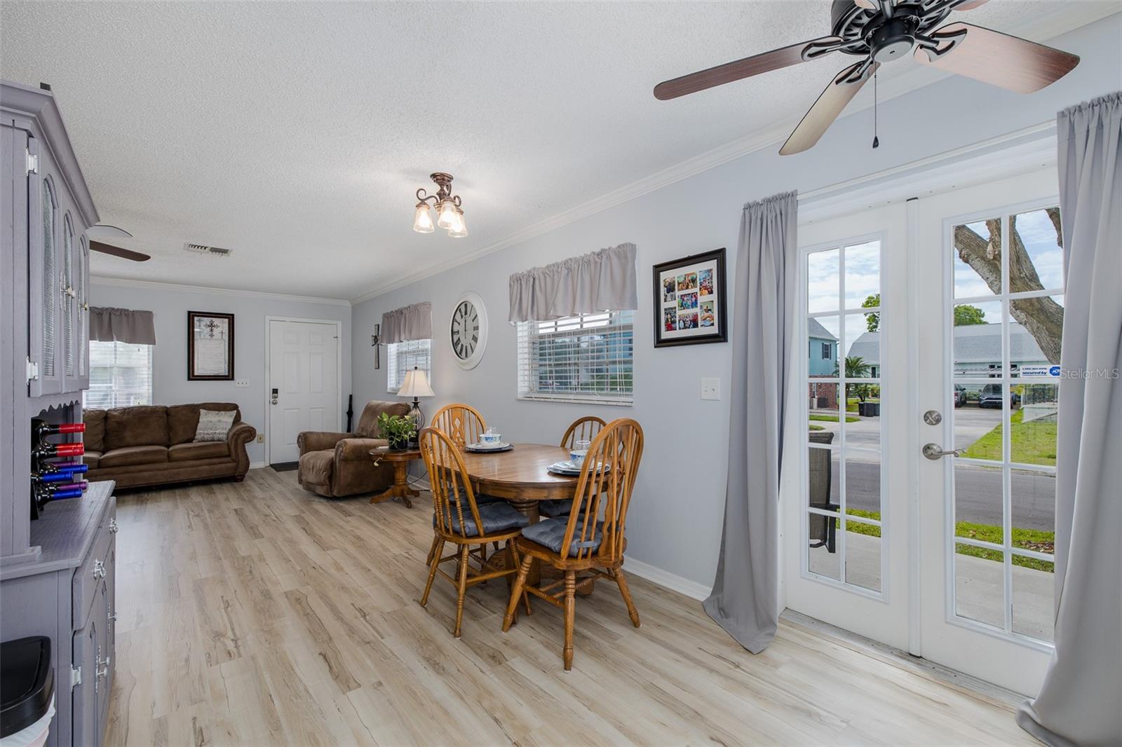 Dining and Living room view from the kitchen