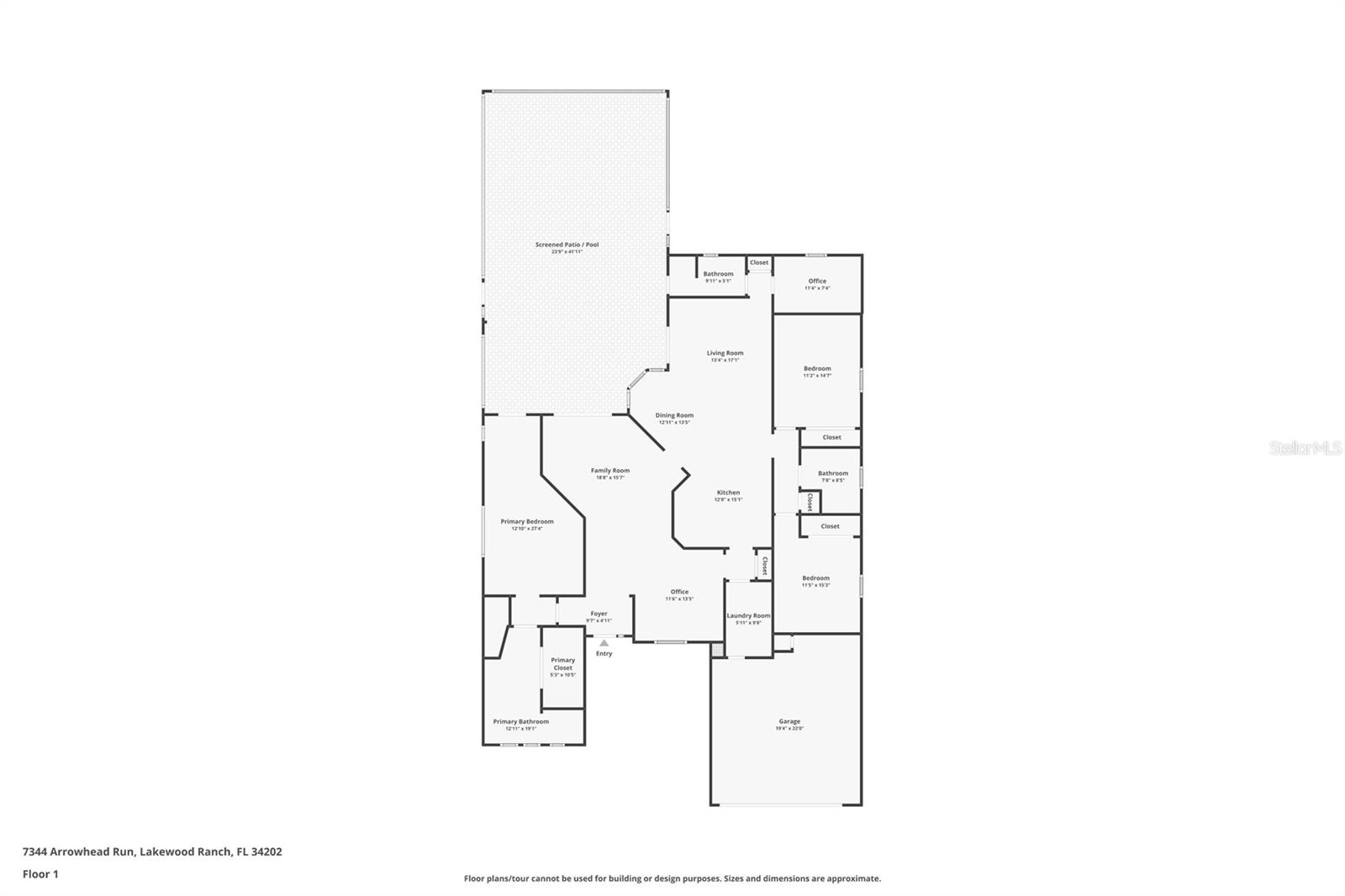 7344 ARROWHEAD RUN, LAKEWOOD RANCH, FL, 34202