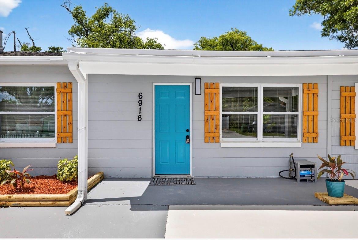 FRONT PORCH AND ENTRANCE