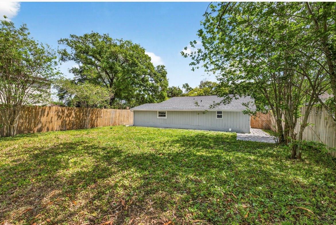 BACK YARD; FULLY FENCED FOR PRIVACY