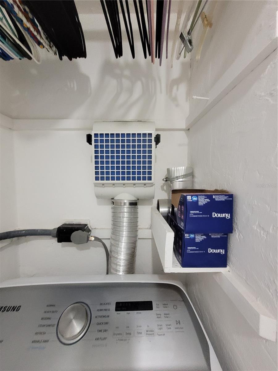 Dryer - properly vented