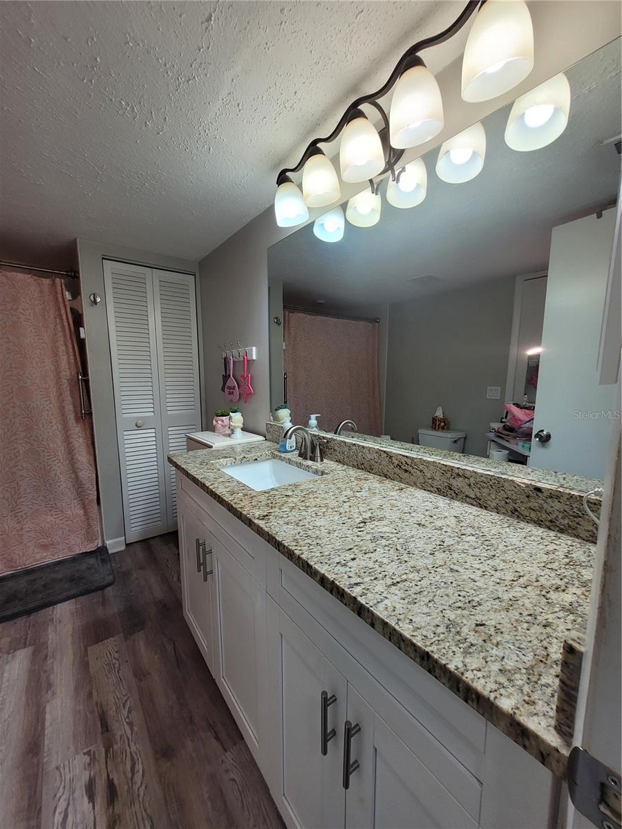 Master bathroom vanity