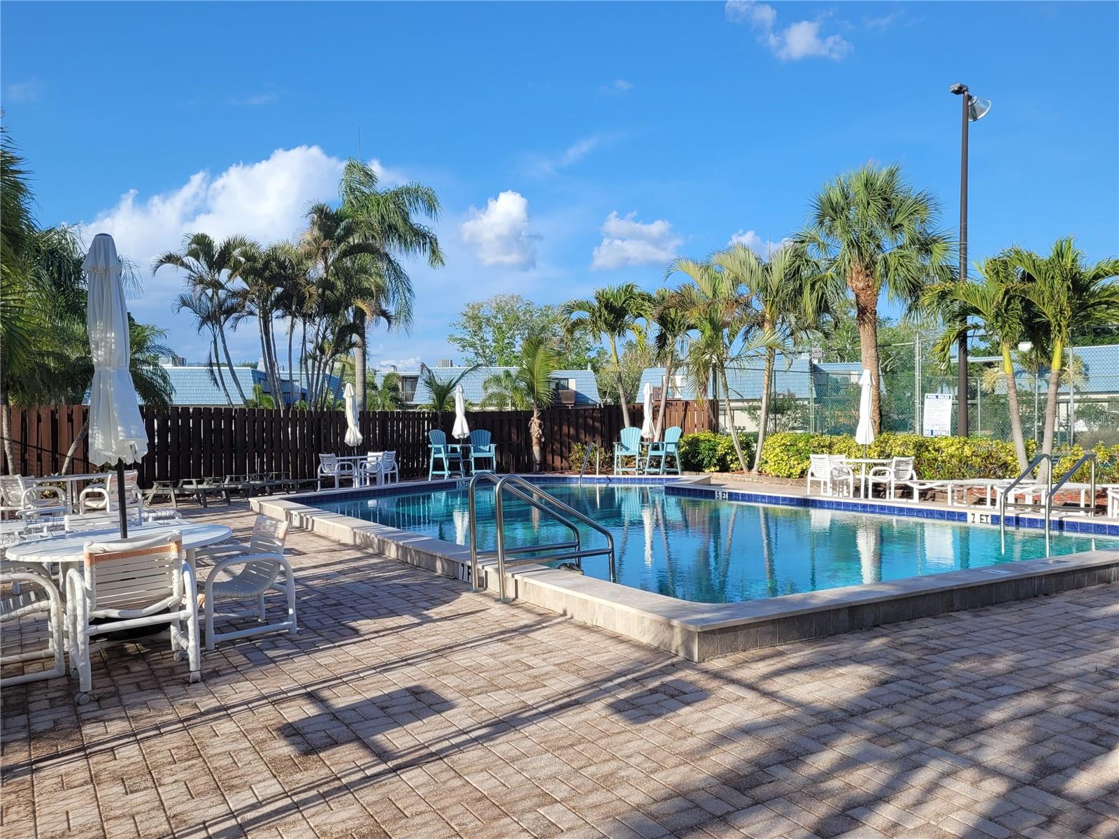 Inviting pool area -Heated and Chilled
