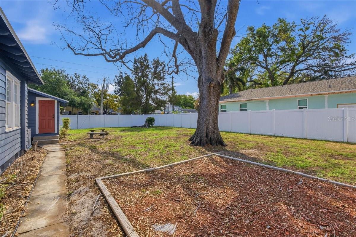 FULLY FENCED IN BACKYARD