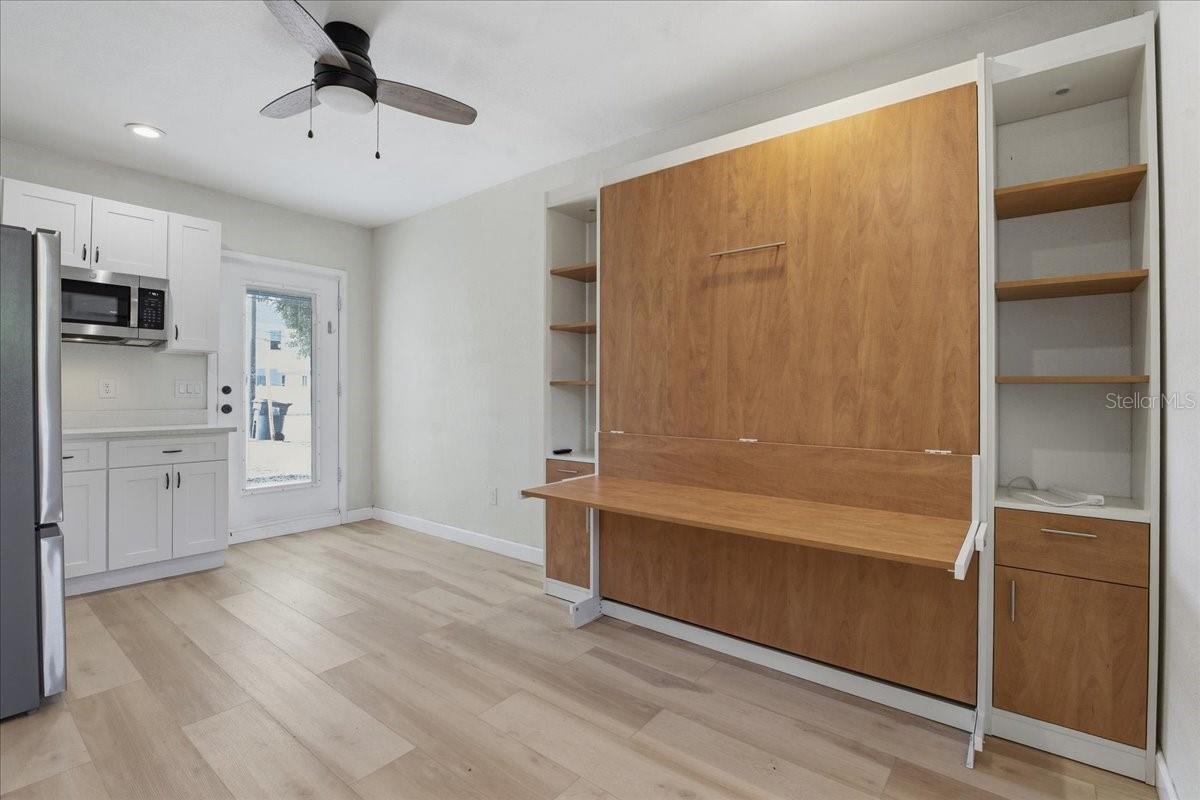 MURPHY BED IN THE IN-LAW SUITE