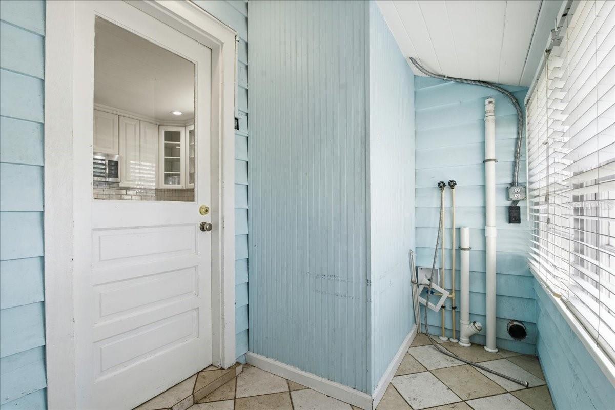 ENTRY FROM THE BACKYARD