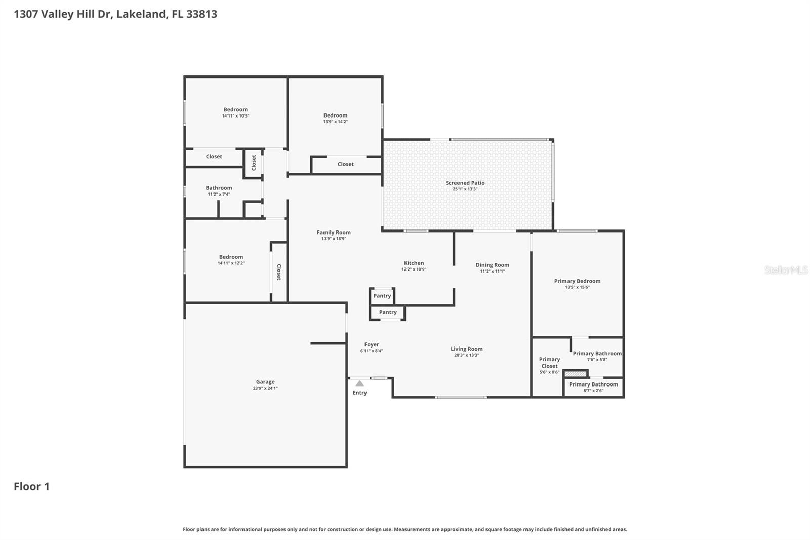 1307 VALLEY HILL DR, LAKELAND, FL, 33813