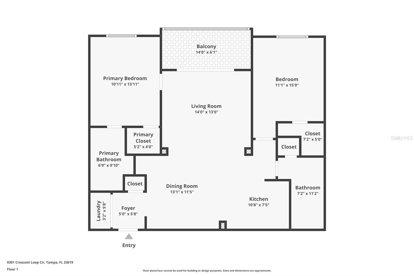 9301 CRESCENT LOOP CIR #206, TAMPA, FL, 33619