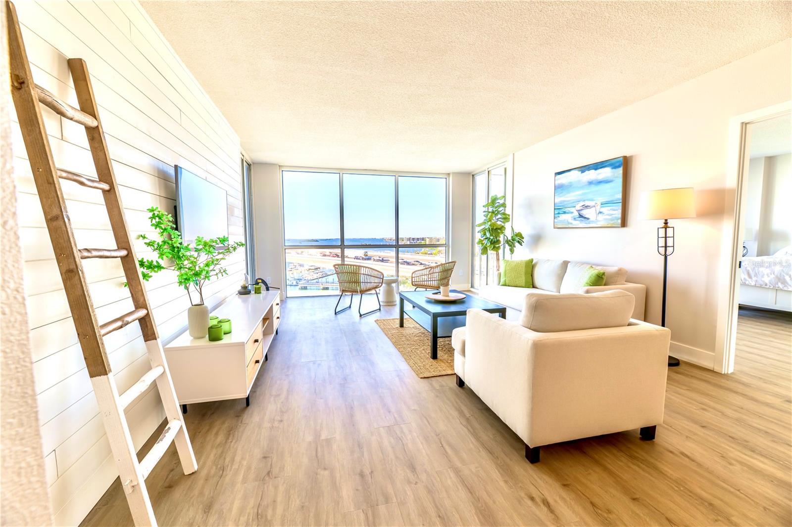 Living Room and 2nd Bedroom Door entry