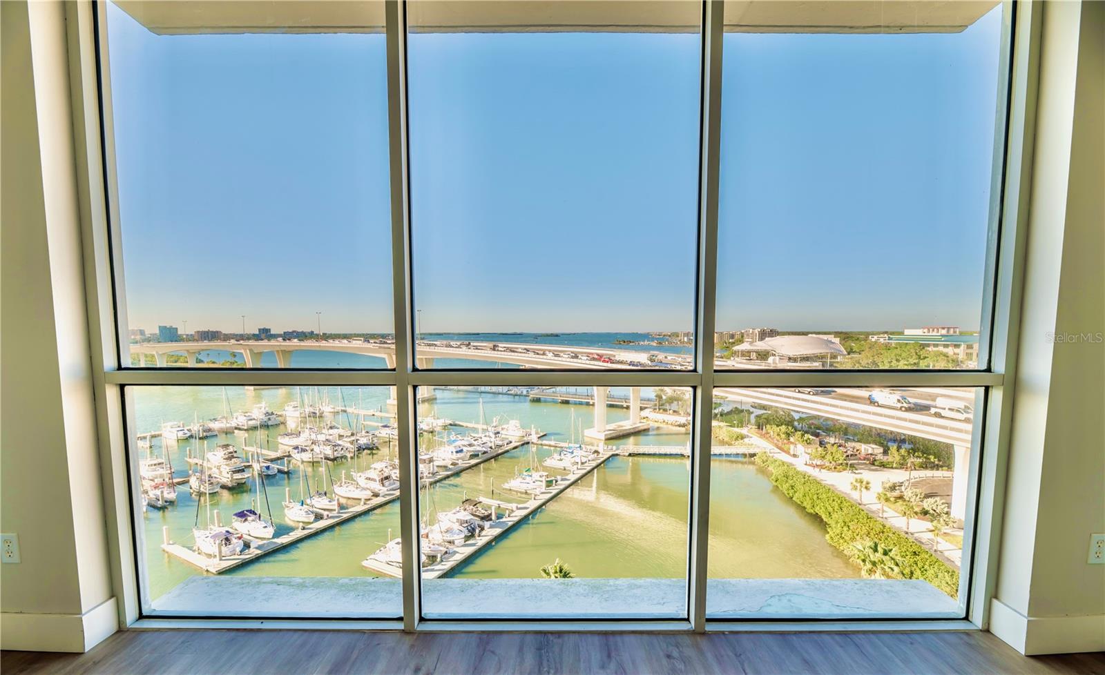 Living Room Floor-To-Ceiling Windows & North Facing View