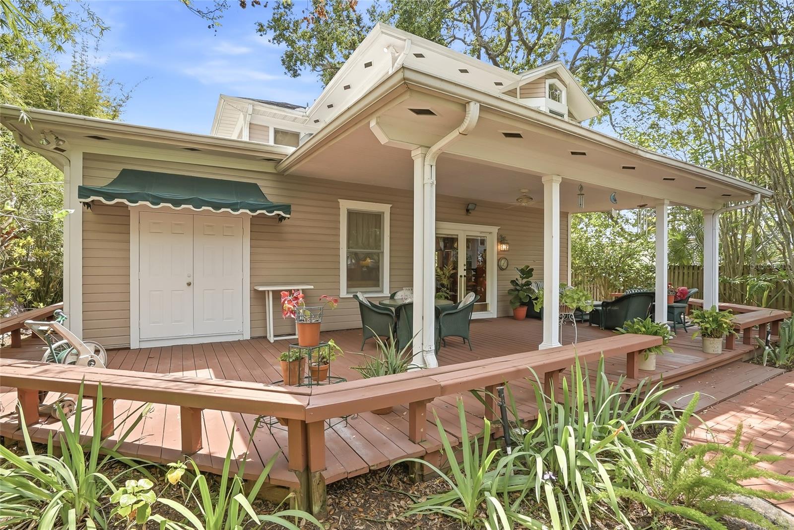 Backyard Wrap-around Porch