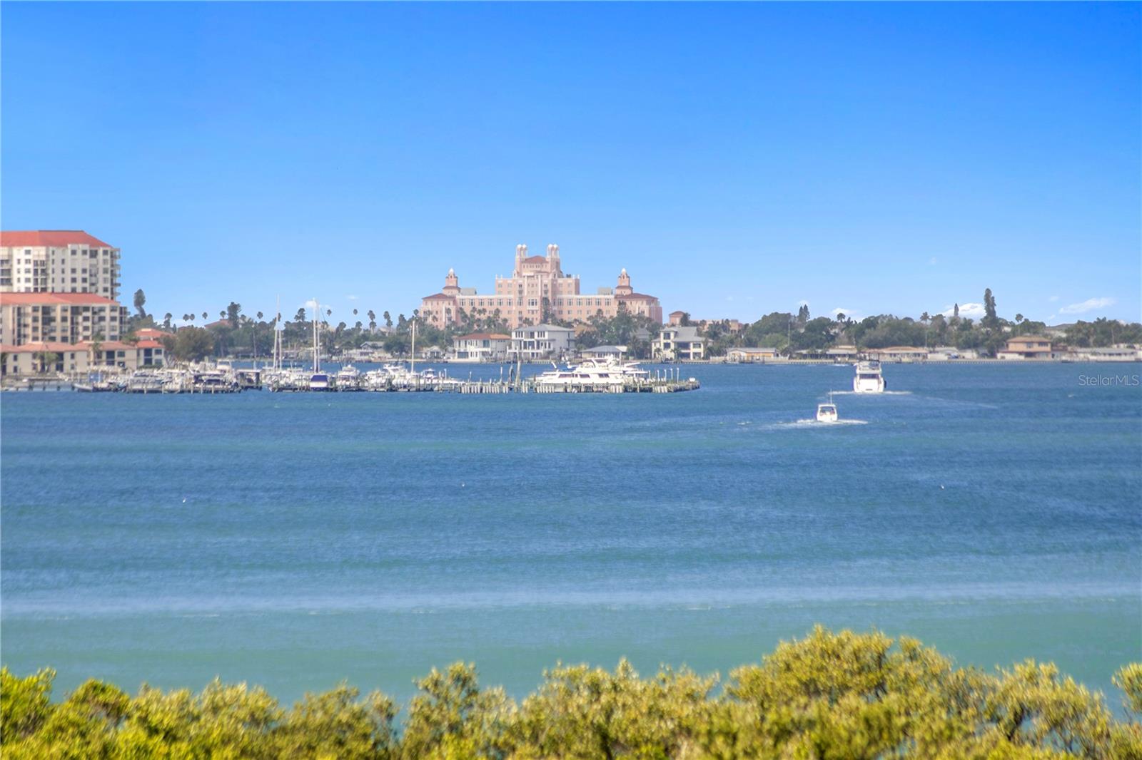 Distant view of Iconic Don Cesar Hotel St Pete Beach