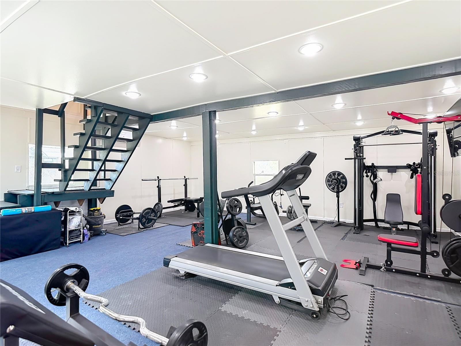 downstairs area in Barn
