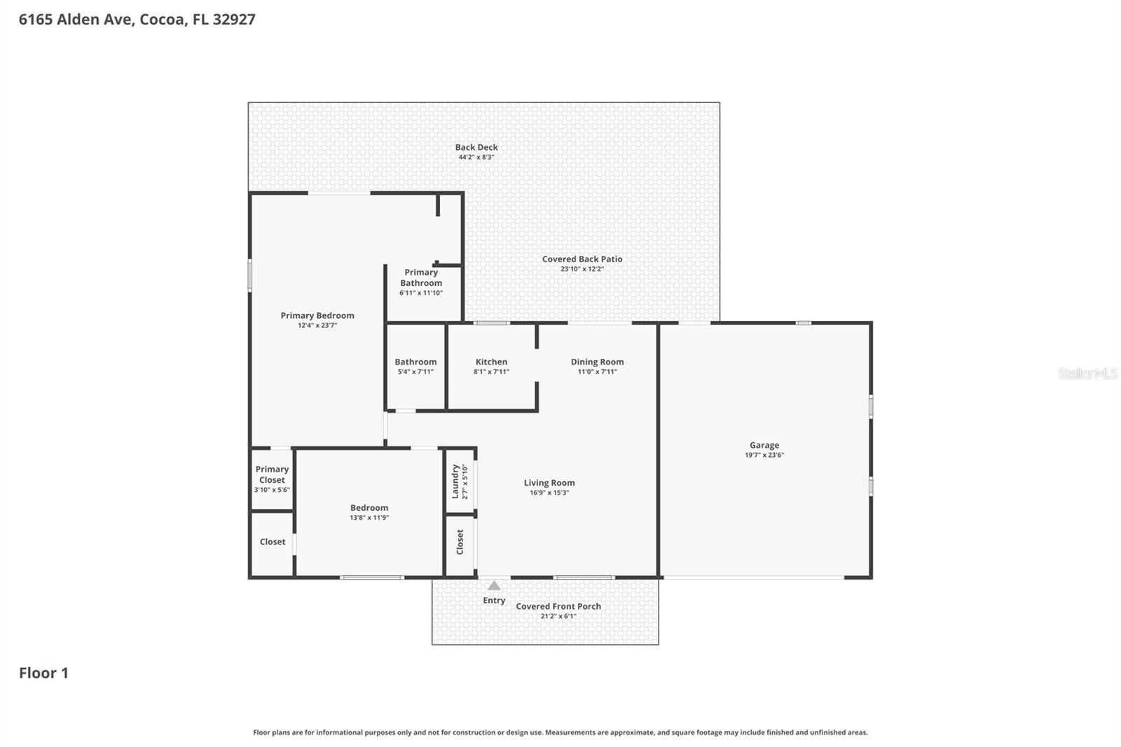 6165 ALDEN AVE, COCOA, FL, 32927