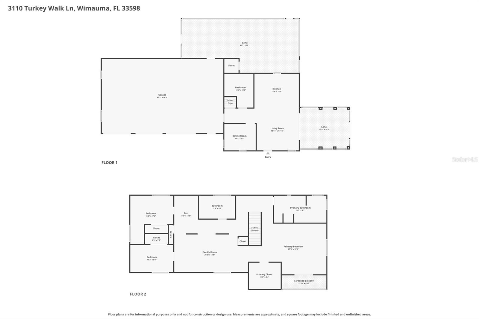 3110 TURKEY WALK LN, WIMAUMA, FL, 33598