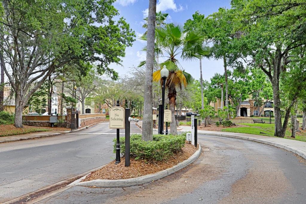 Entrance to community