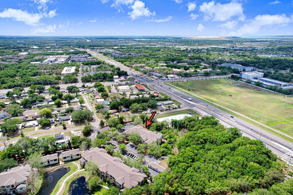 Ariel View of Building