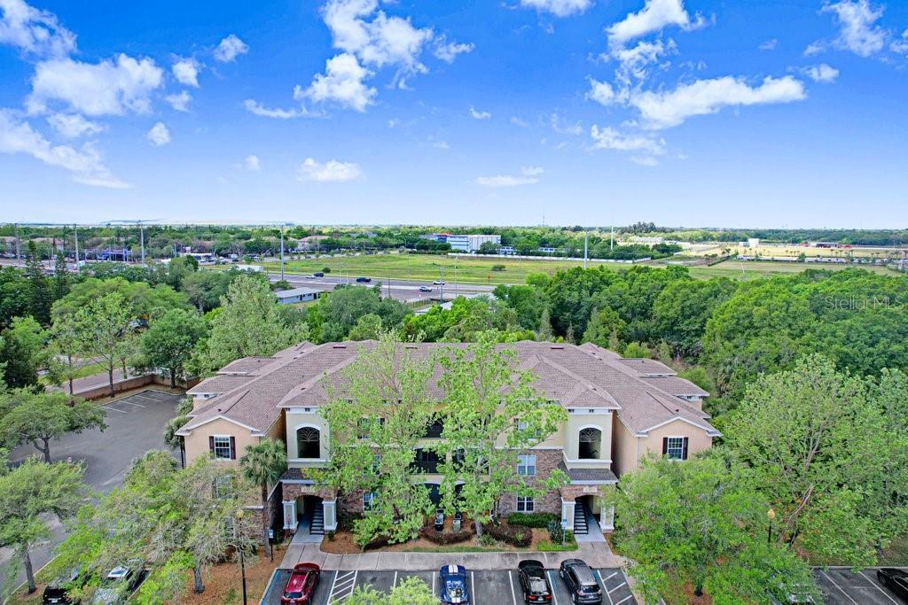 Ariel View of Building